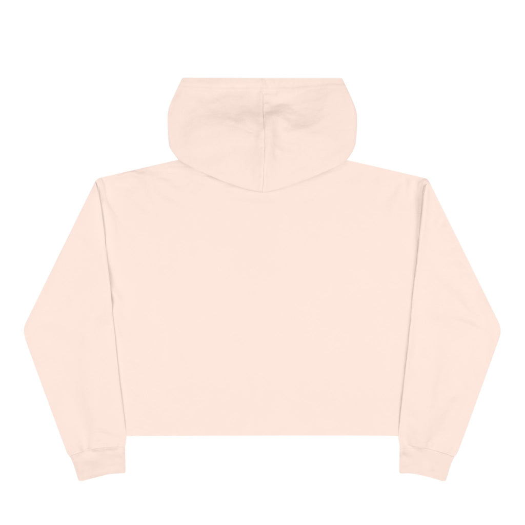 Cropped Hoodie — Minimal Forest Deer Silhouette