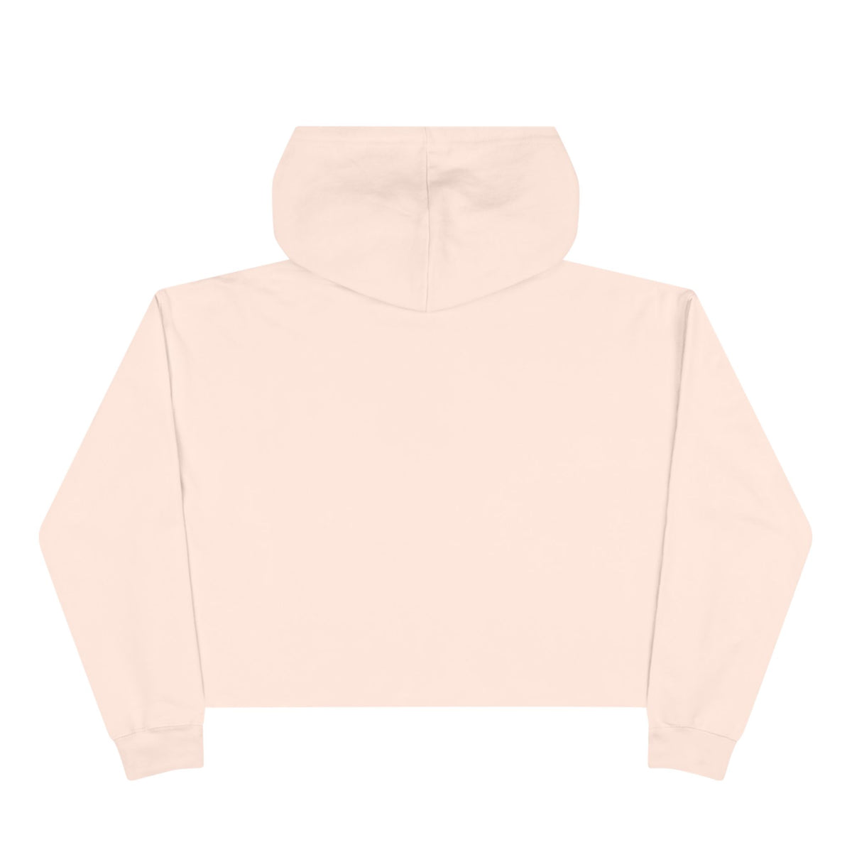 Cropped Hoodie — Minimal Forest Deer Silhouette