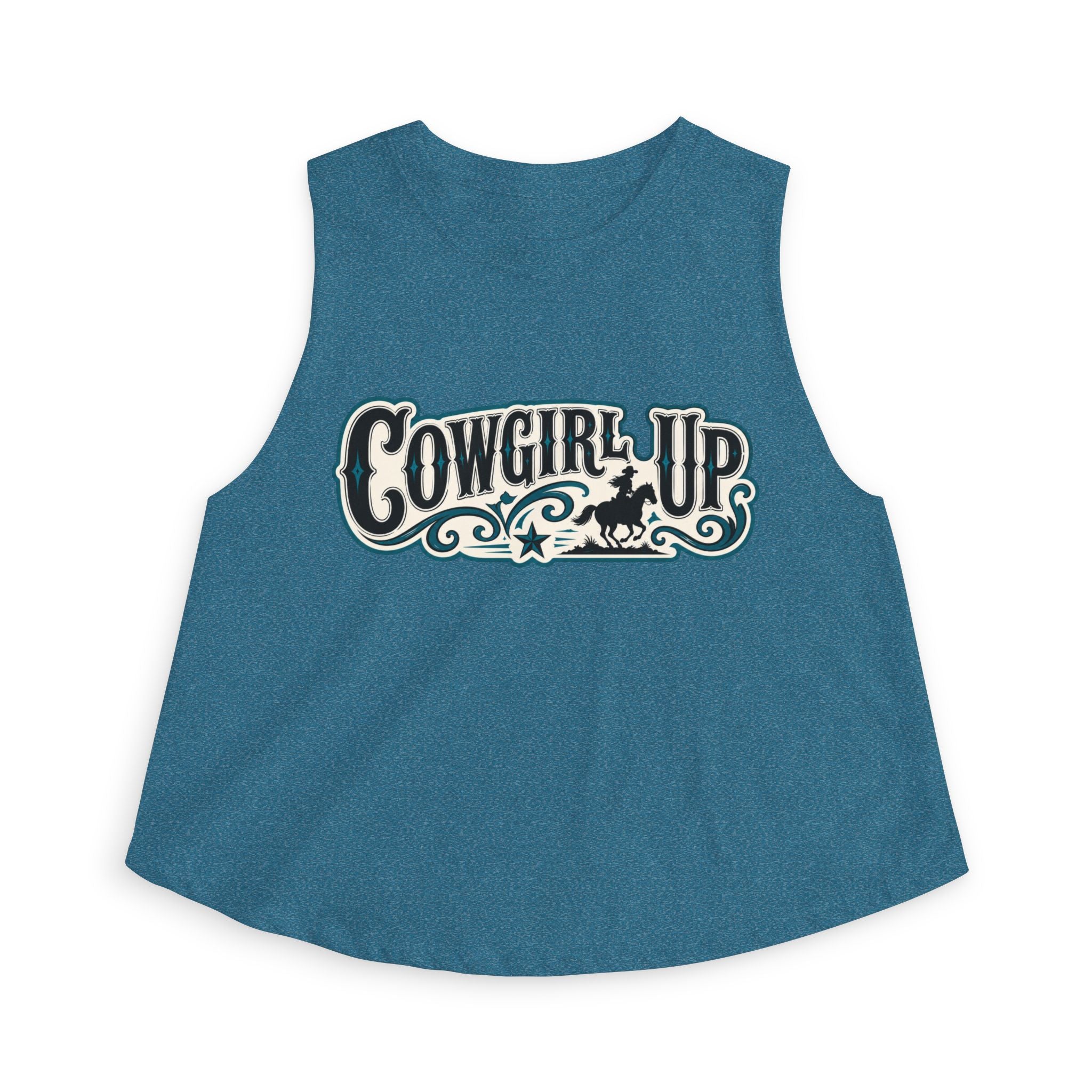 Cowgirl Up Crop Top – Western Rodeo Tank for Women