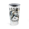 Freedom Mindset Horse Tumbler | 20oz Stainless Travel Cup