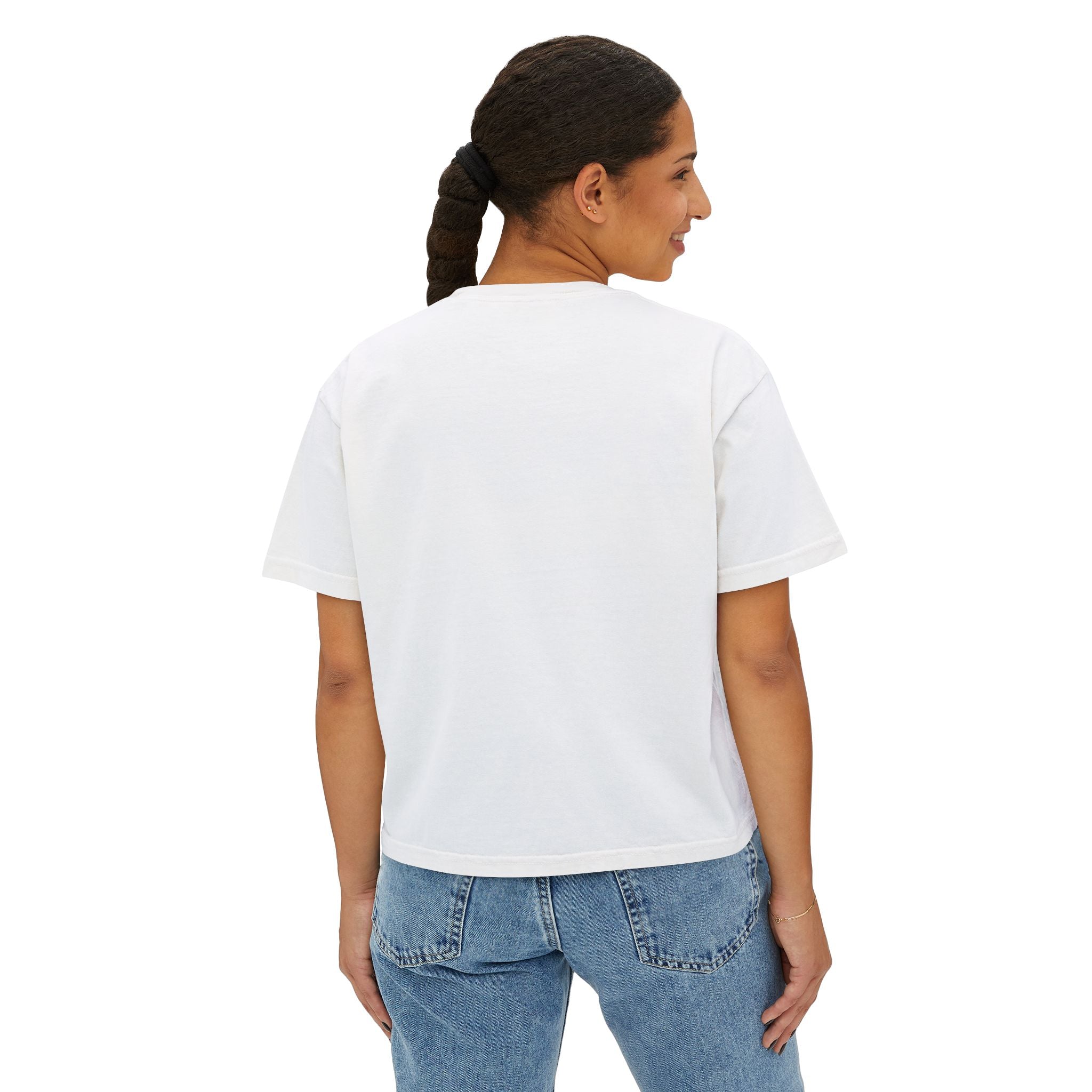 Freedom Is a Mindset horse illustration Tee | Boxy Crop Shirt