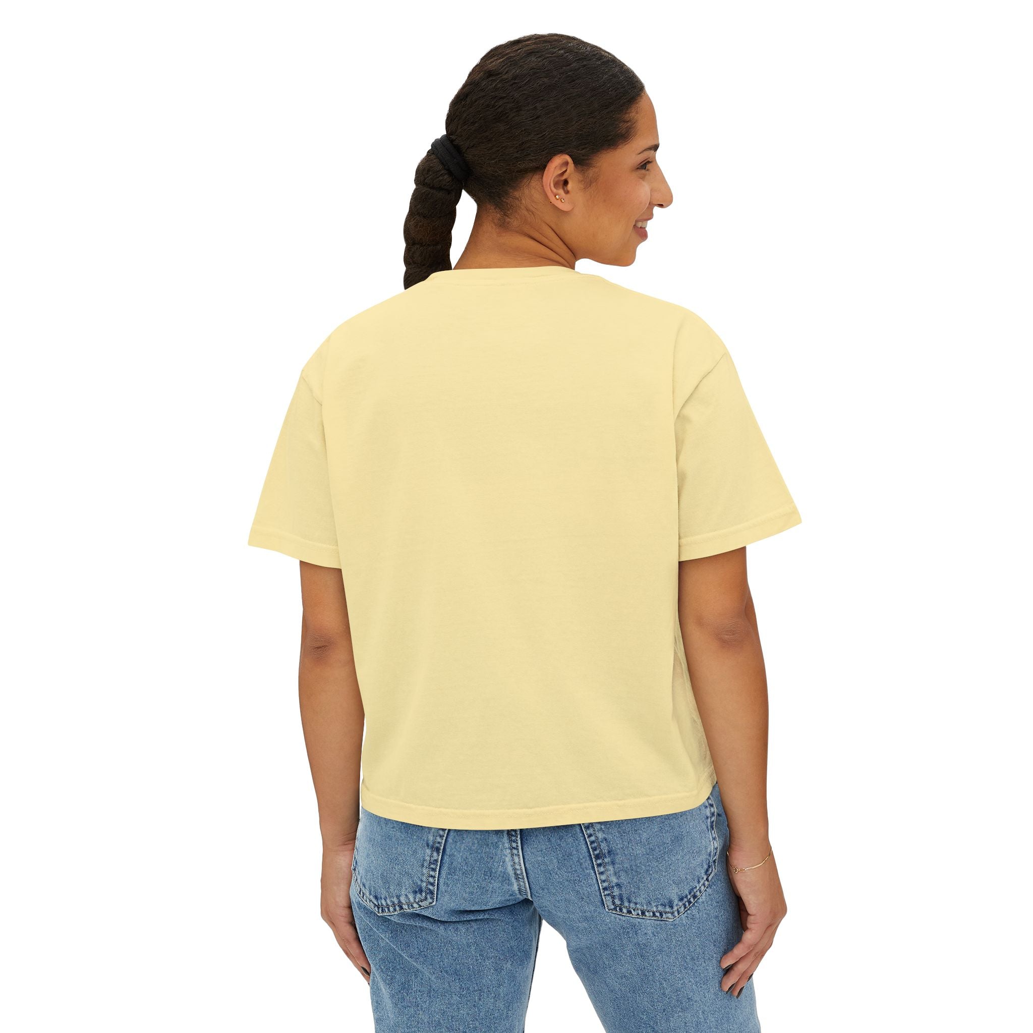 Freedom Is a Mindset horse illustration Tee | Boxy Crop Shirt