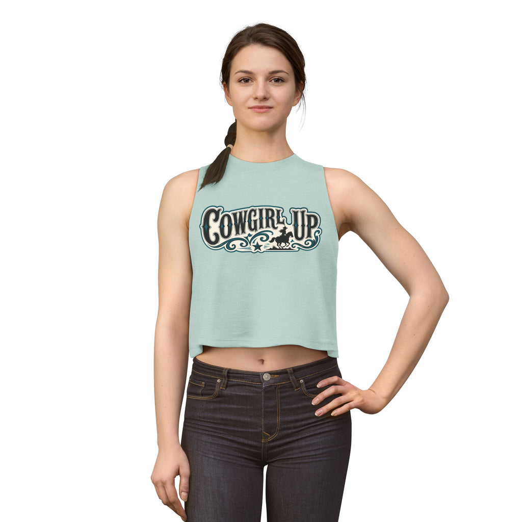 Cowgirl Up Crop Top – Western Rodeo Tank for Women