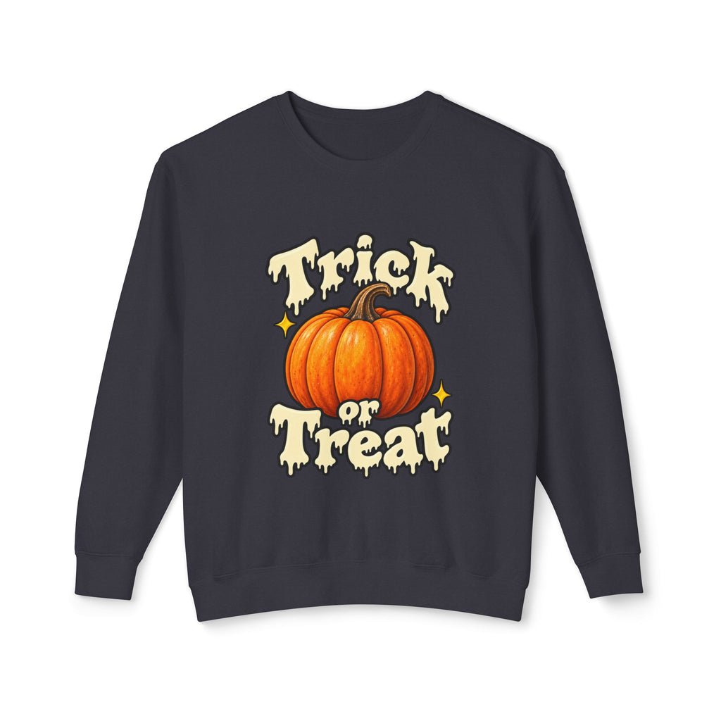 Halloween Pumpkin "Trick or Treat" Crewneck Sweatshirt