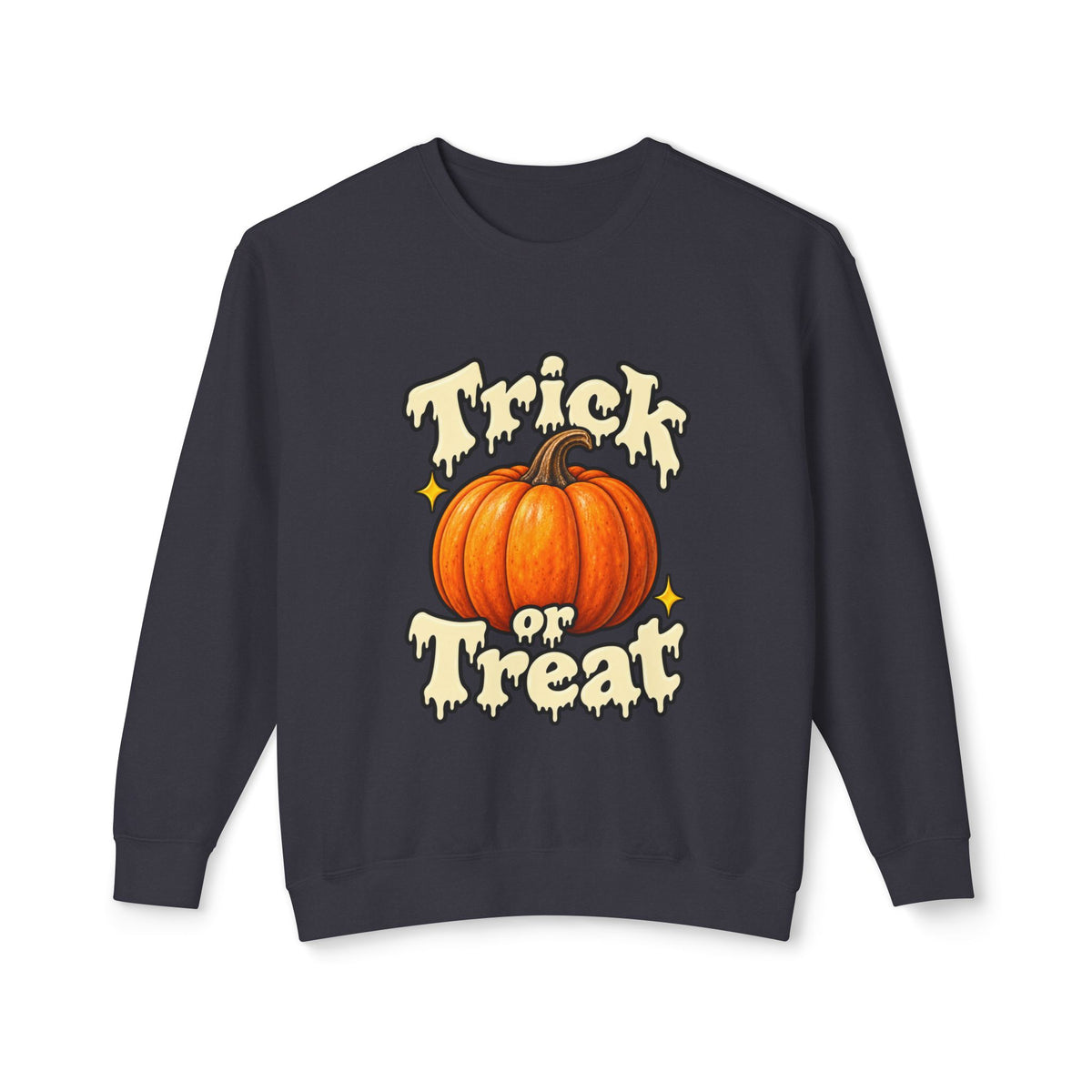 Halloween Pumpkin "Trick or Treat" Crewneck Sweatshirt