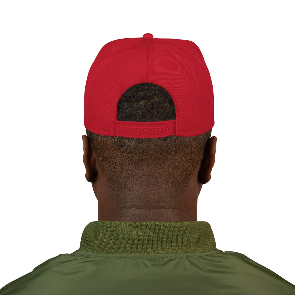 SS Designs embroidered snapback | black hat, embroidered logo