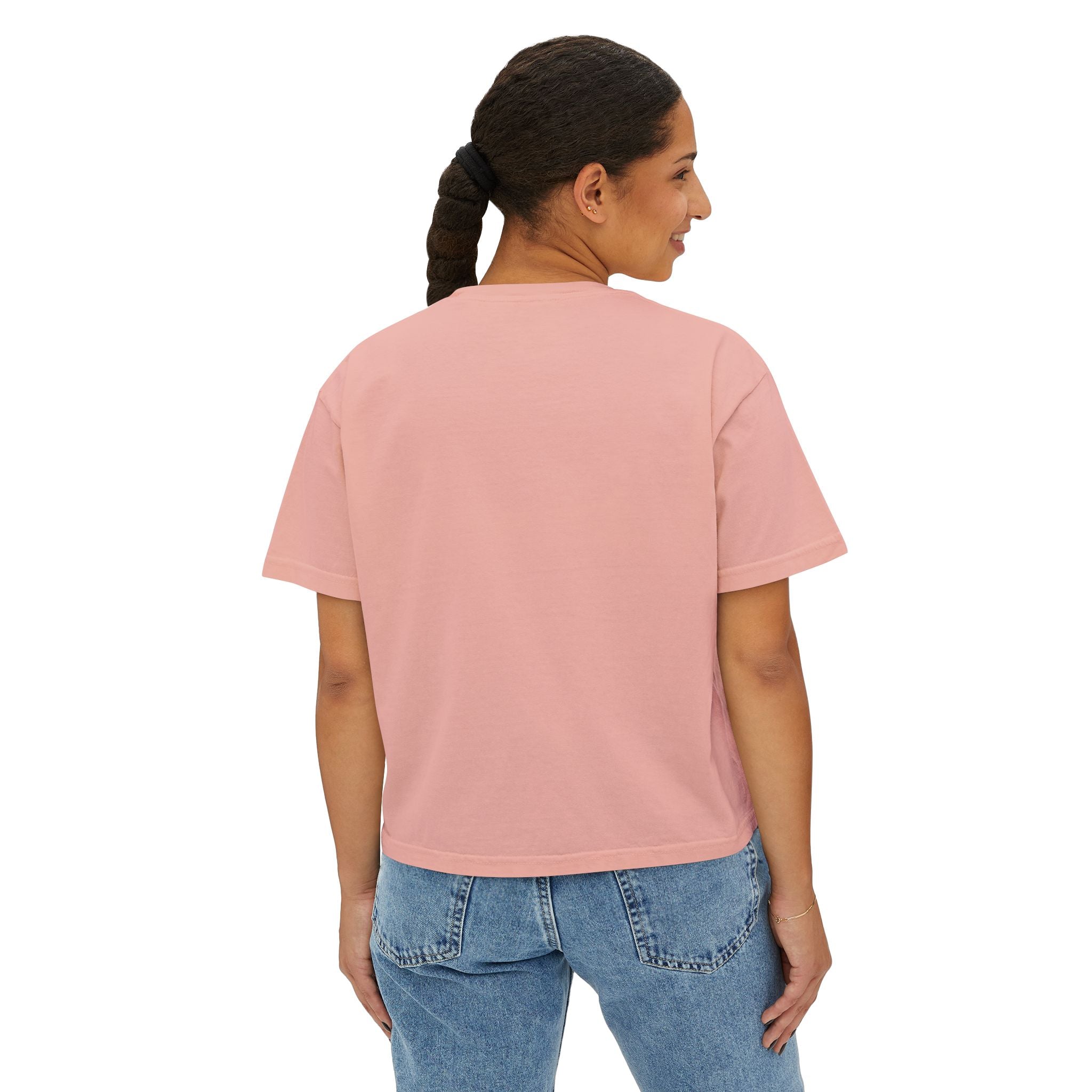 Freedom Is a Mindset horse illustration Tee | Boxy Crop Shirt