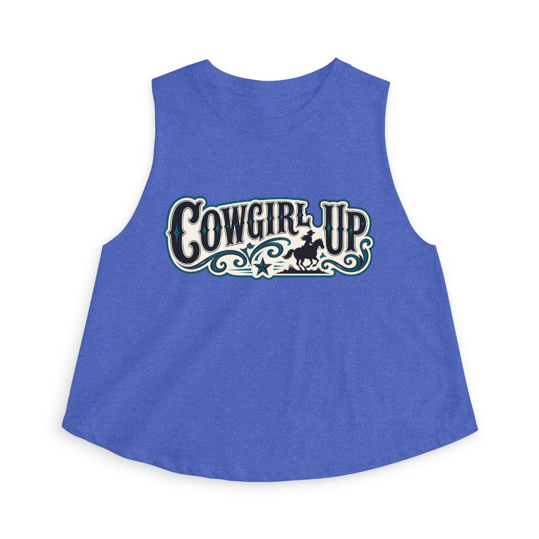 Cowgirl Up Crop Top – Western Rodeo Tank for Women
