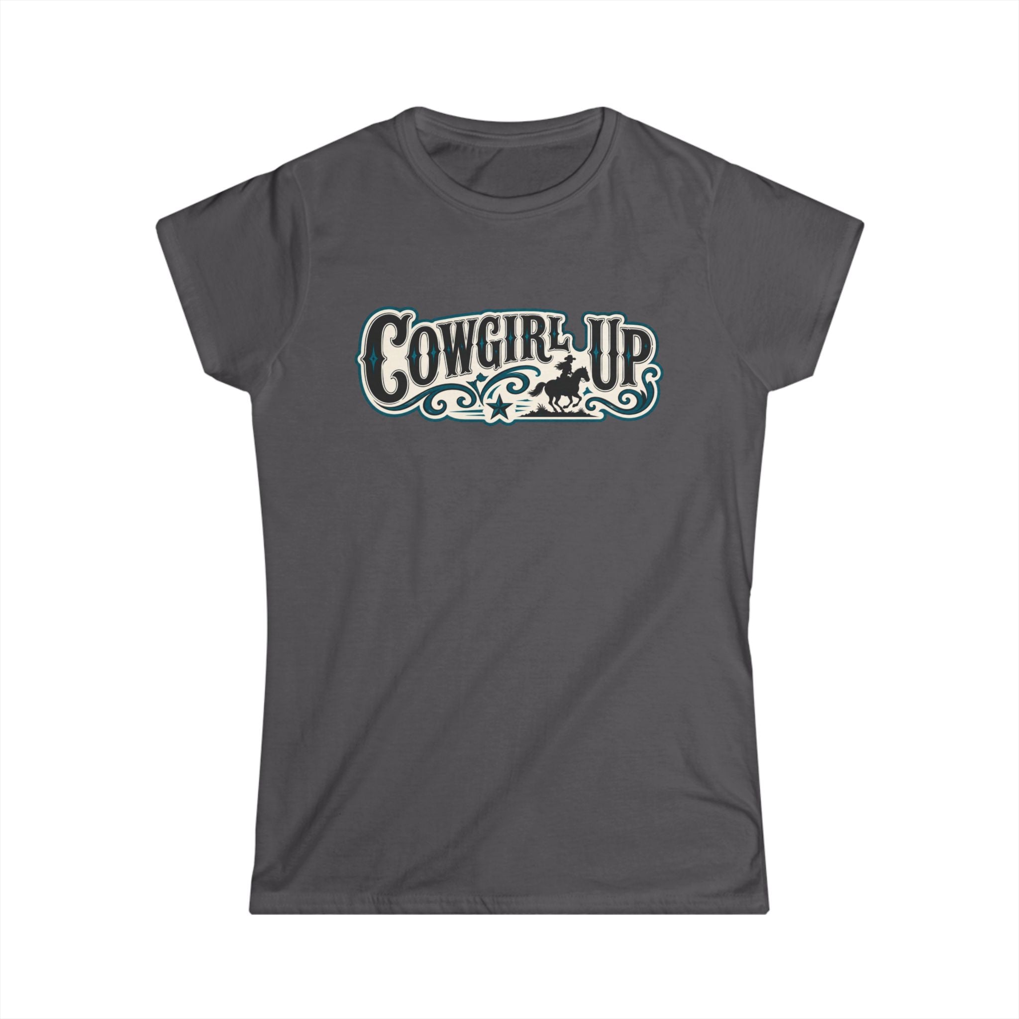 Cowgirl Up Graphic Tee — Women's Western Rodeo Shirt