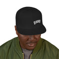 SS Designs embroidered snapback | black hat, embroidered logo