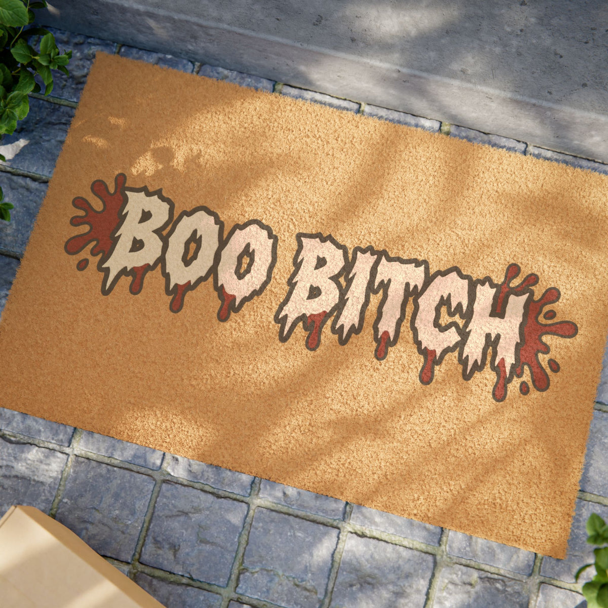 Boo Bitch Doormat – Spooky Halloween Welcome Mat