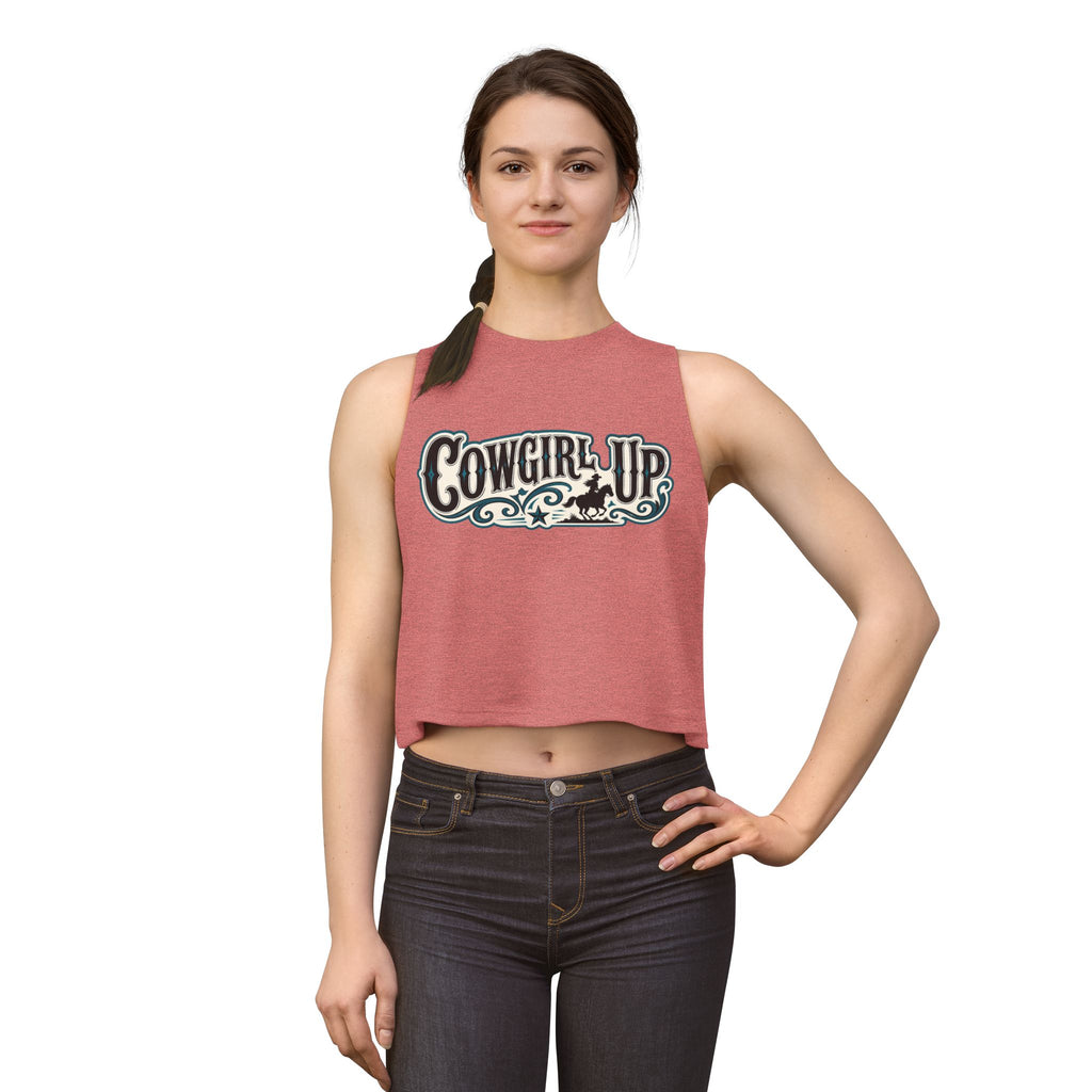 Cowgirl Up Crop Top – Western Rodeo Tank for Women