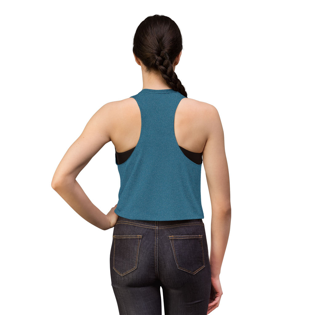 Caffeine & Confidence Crop Top — Western Coffee Lover Tank