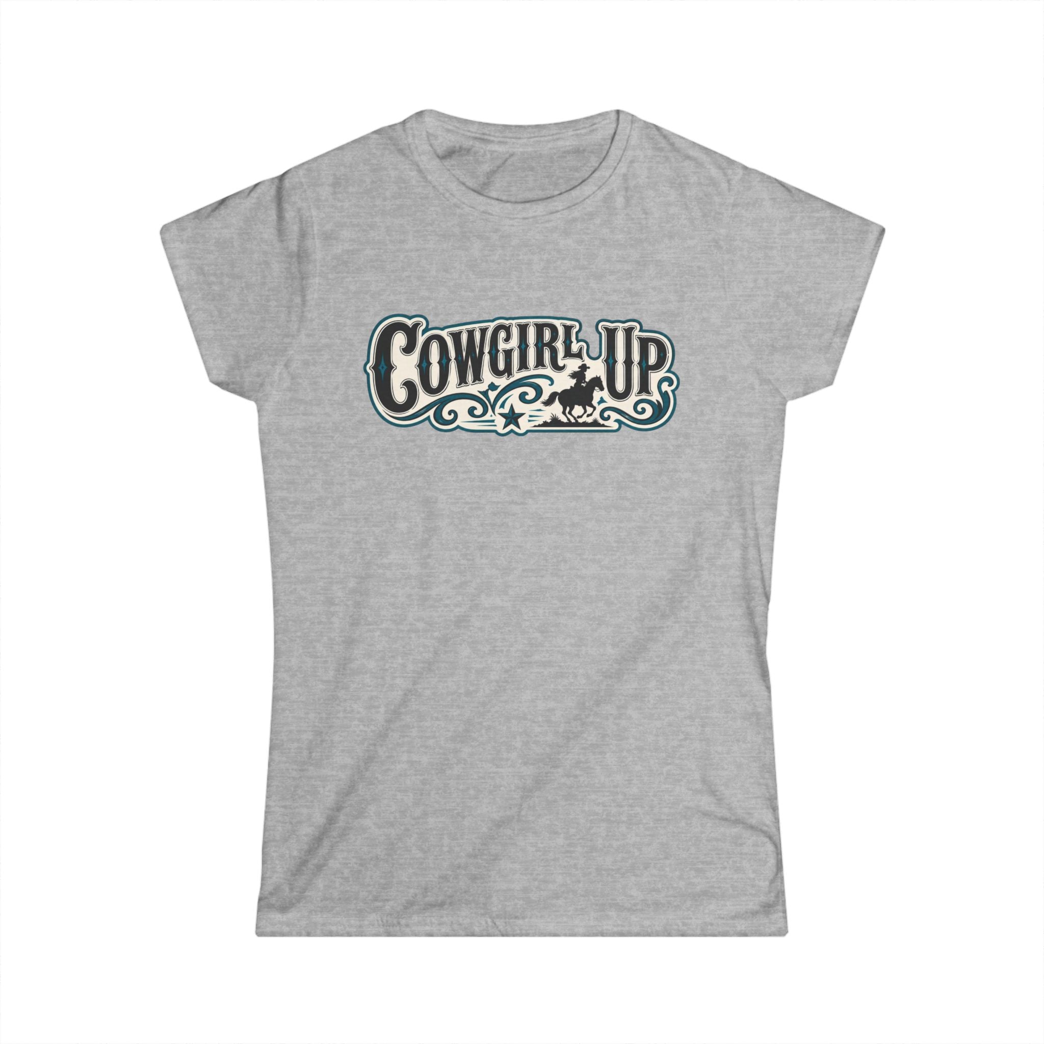 Cowgirl Up Graphic Tee — Women's Western Rodeo Shirt