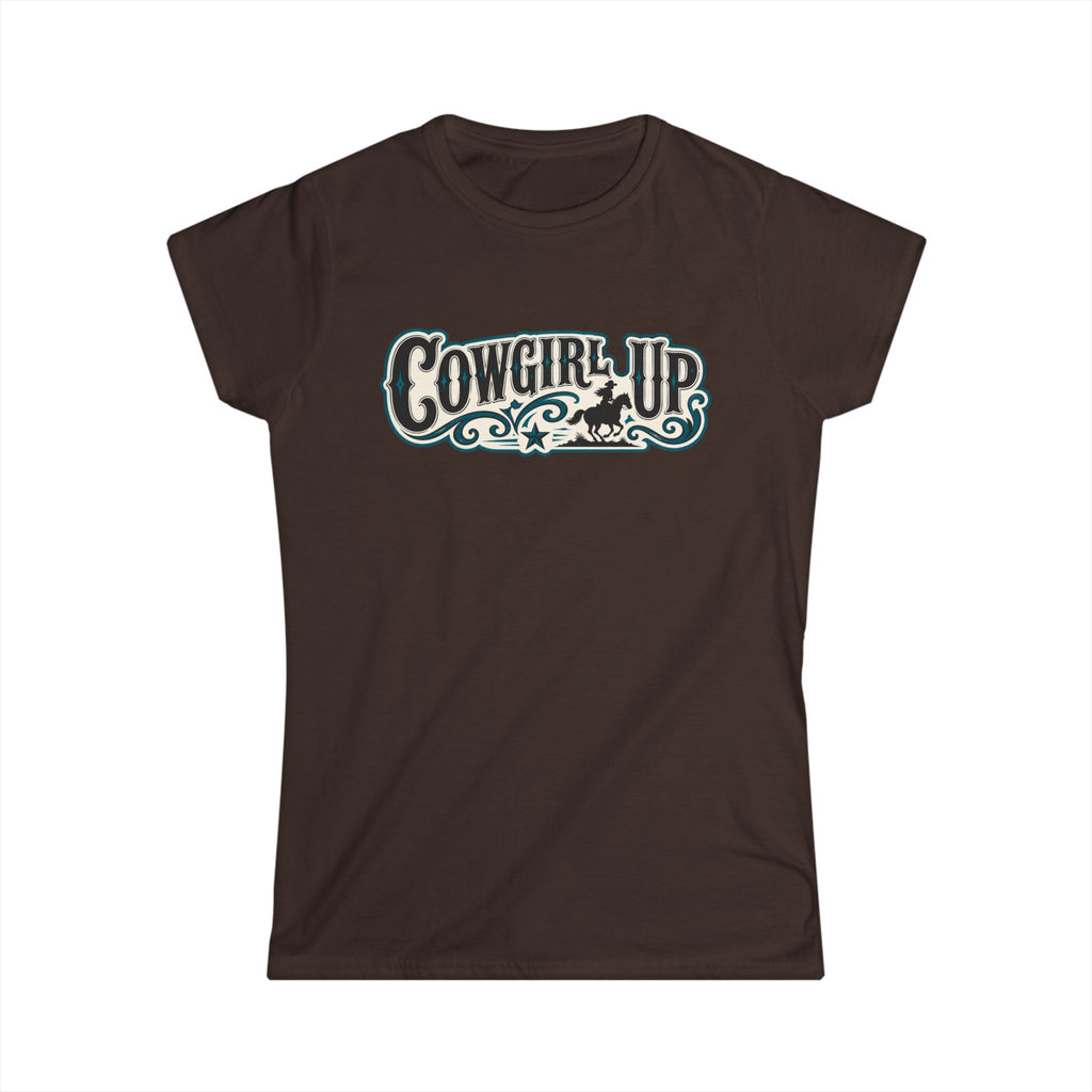 Cowgirl Up Graphic Tee — Women's Western Rodeo Shirt