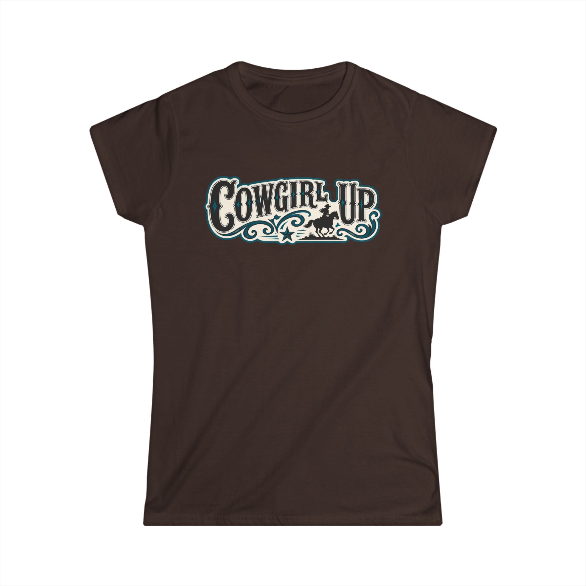 Cowgirl Up Graphic Tee — Women's Western Rodeo Shirt