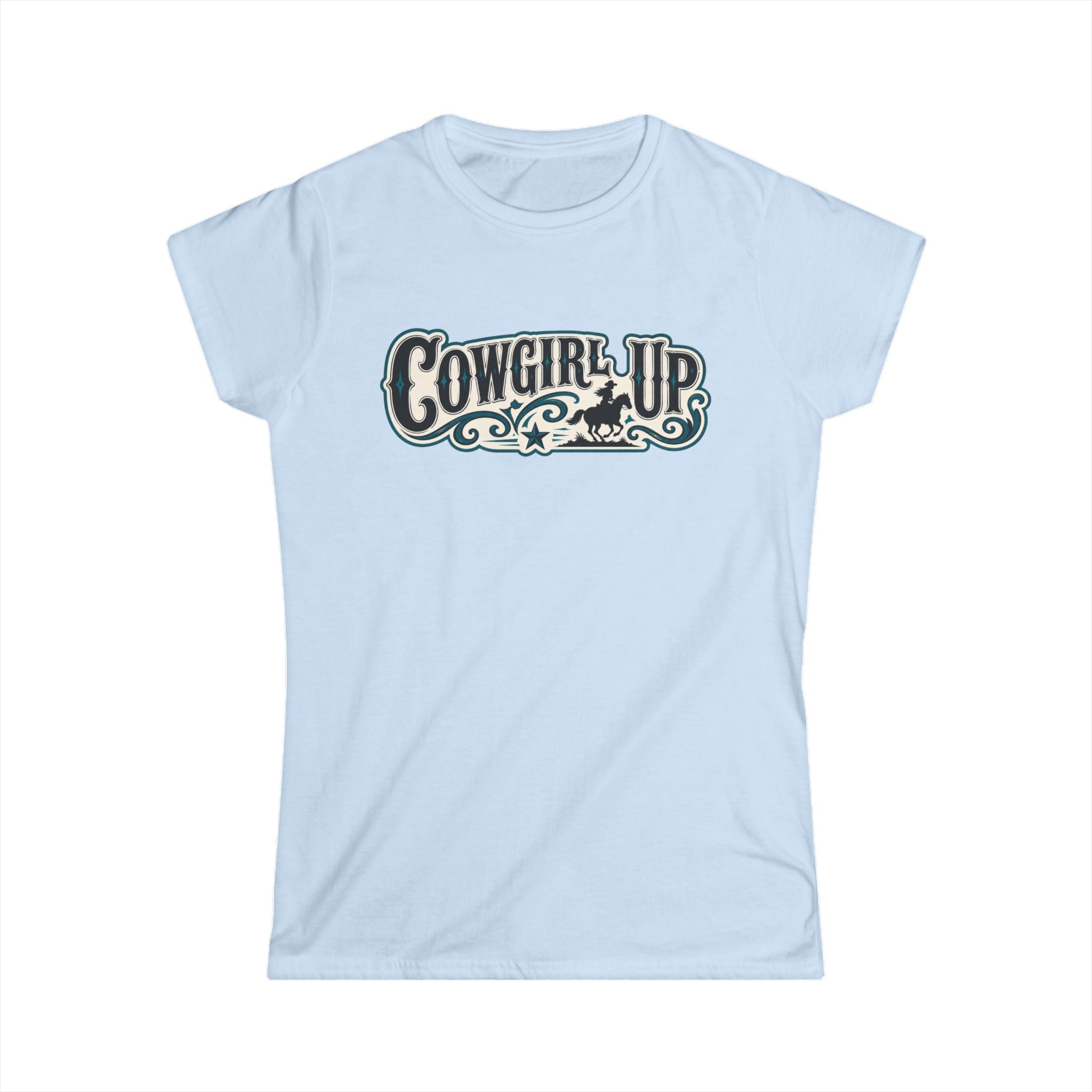 Cowgirl Up Graphic Tee — Women's Western Rodeo Shirt
