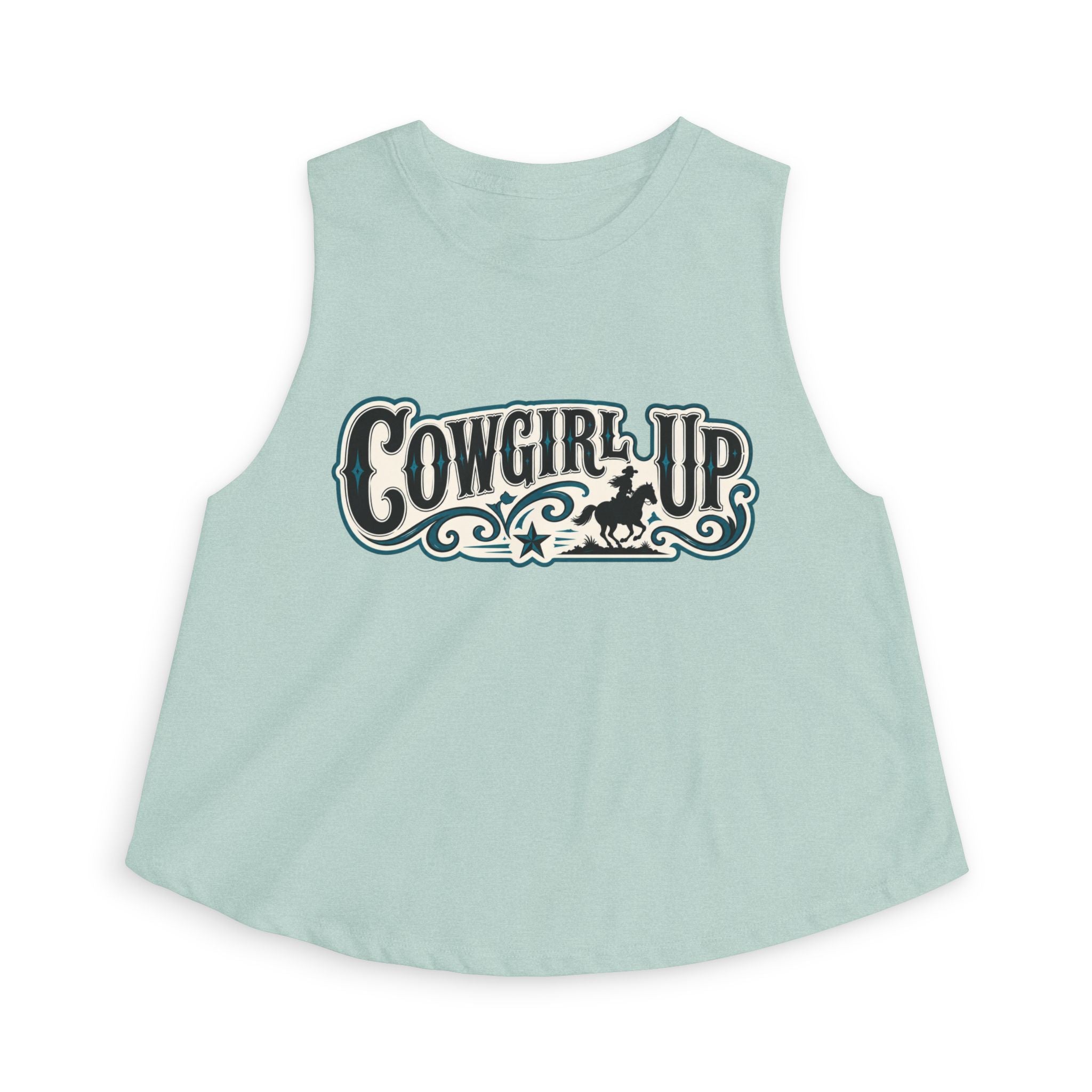 Cowgirl Up Crop Top – Western Rodeo Tank for Women