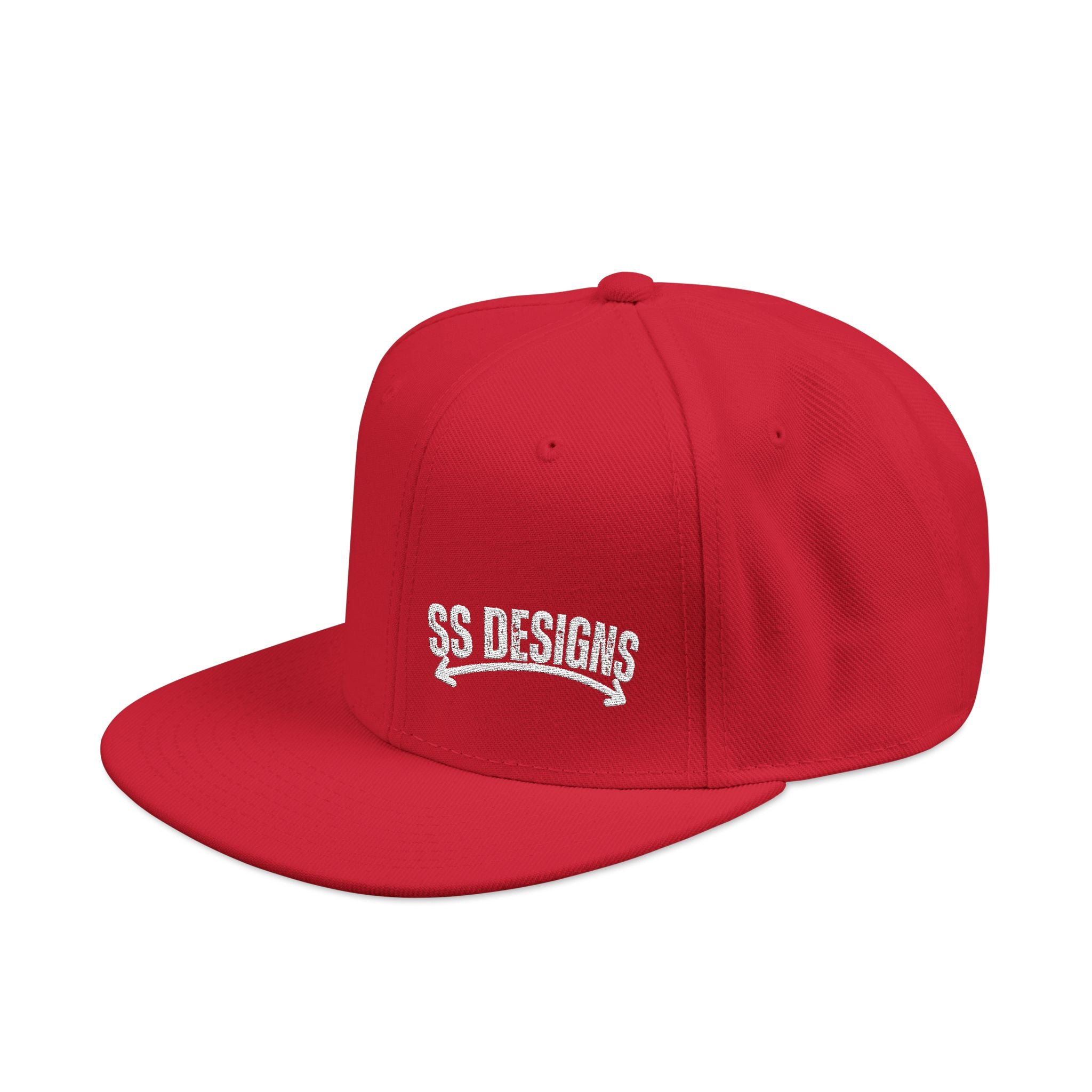 SS Designs embroidered snapback | black hat, embroidered logo